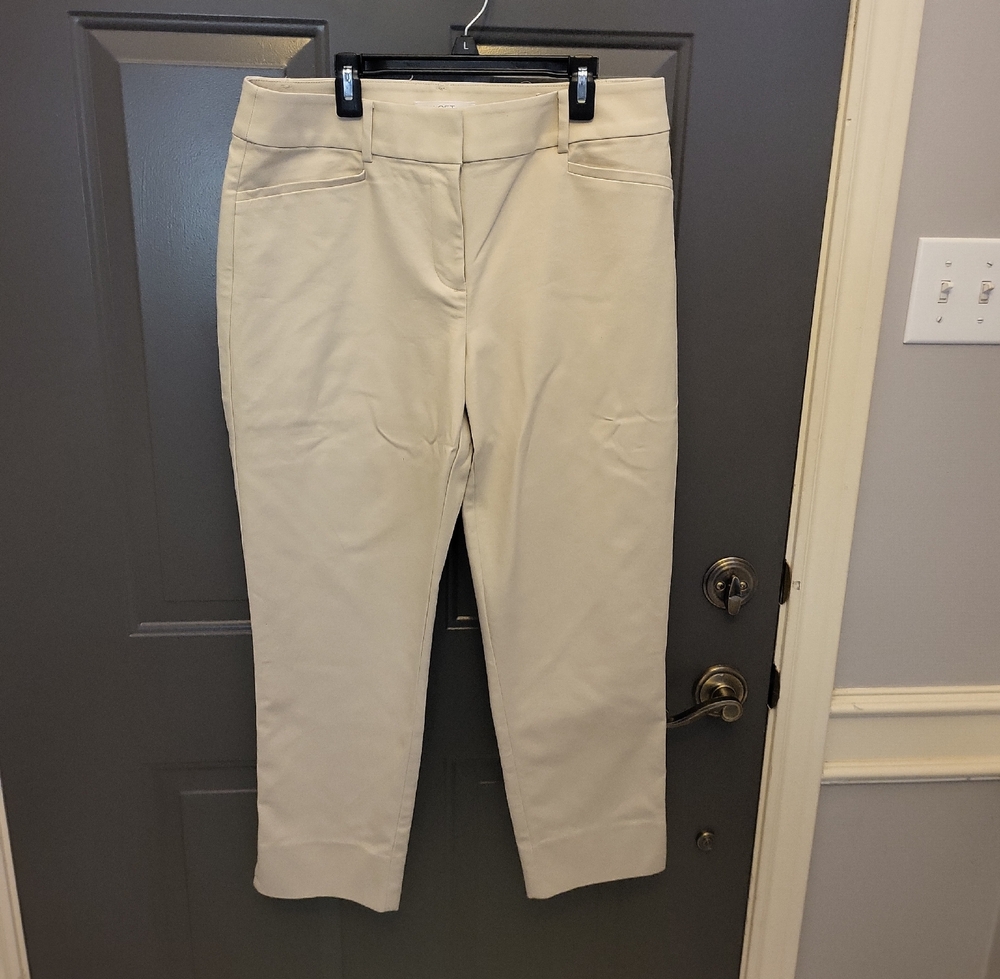 LOFT Beige Cropped Pants